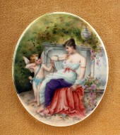 19TH C. AUSTRIAN PORCELAIN PLA