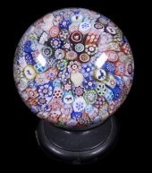 19TH C. BACCARAT MILLEFIORI GL