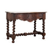 19TH C. BAROQUE STYLE WALNUT W