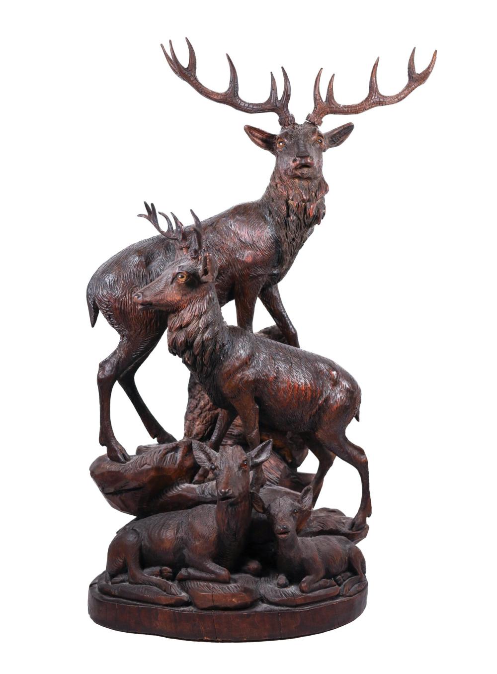 19TH C BAVARIAN BLACK FOREST NATURE