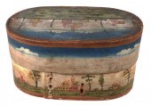 19TH C. BENTWOOD HANDPAINTED B
