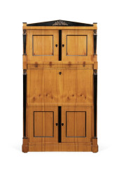 19TH C. BIEDERMEIER BIRCH AND