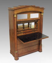19TH C BIEDERMEIER FALL FRONT
