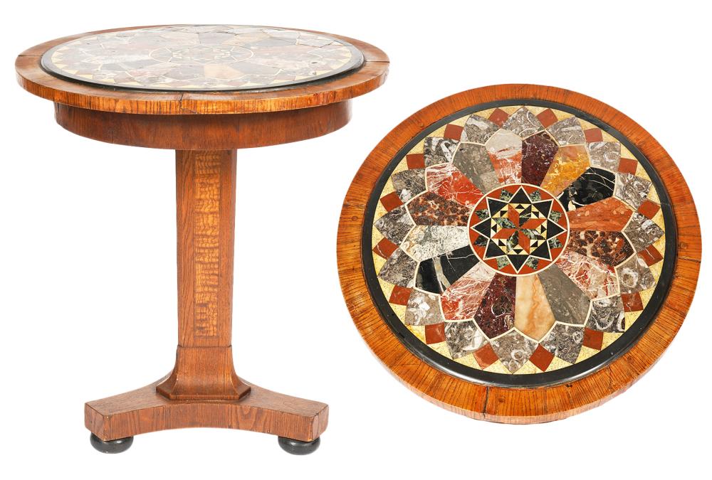 19TH C BIEDERMEIER TABLE WITH