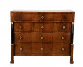 19TH C. BIEDERMEIER WALNUT SEC