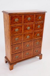 19TH C. BIRD'S EYE MAPLE FIFTE