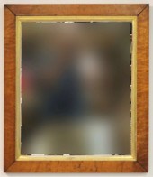 19TH C. BIRDSEYE MAPLE MIRROR