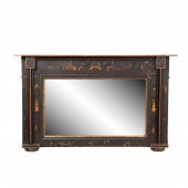 19TH C. BLACK & GILT CHINOISER