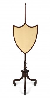 19TH C. BOSTON MAHOGANY FIRE S