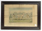 19th c. boxing print ''The gre
