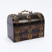 19TH C. BRASS MOUNTED CALAMAND