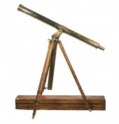 19TH C. BRITISH CASED BRASS AS