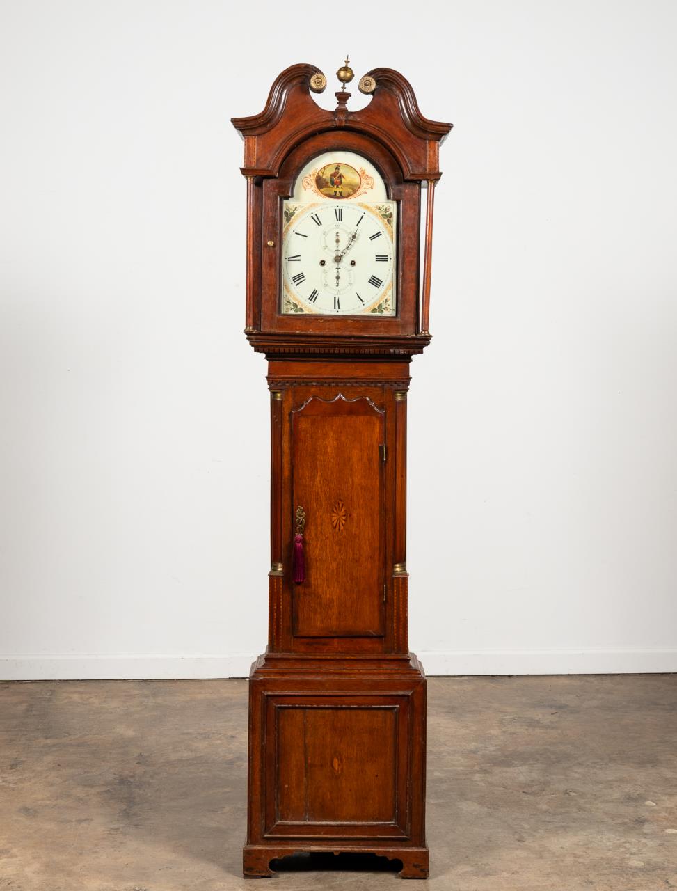 19TH C. BRITISH INLAID MAHOGANY