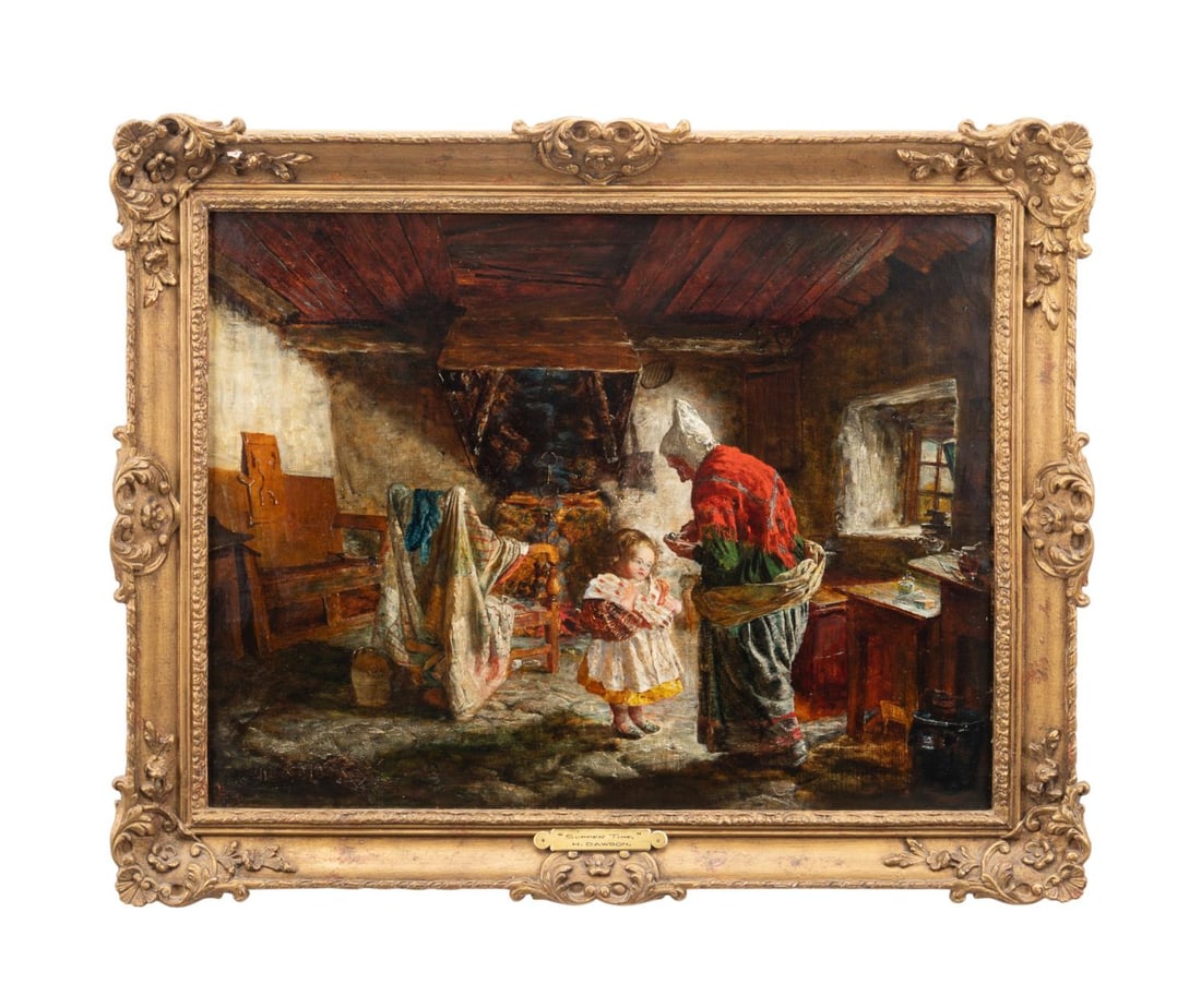 19TH C. BRITISH INTERIOR GENRE