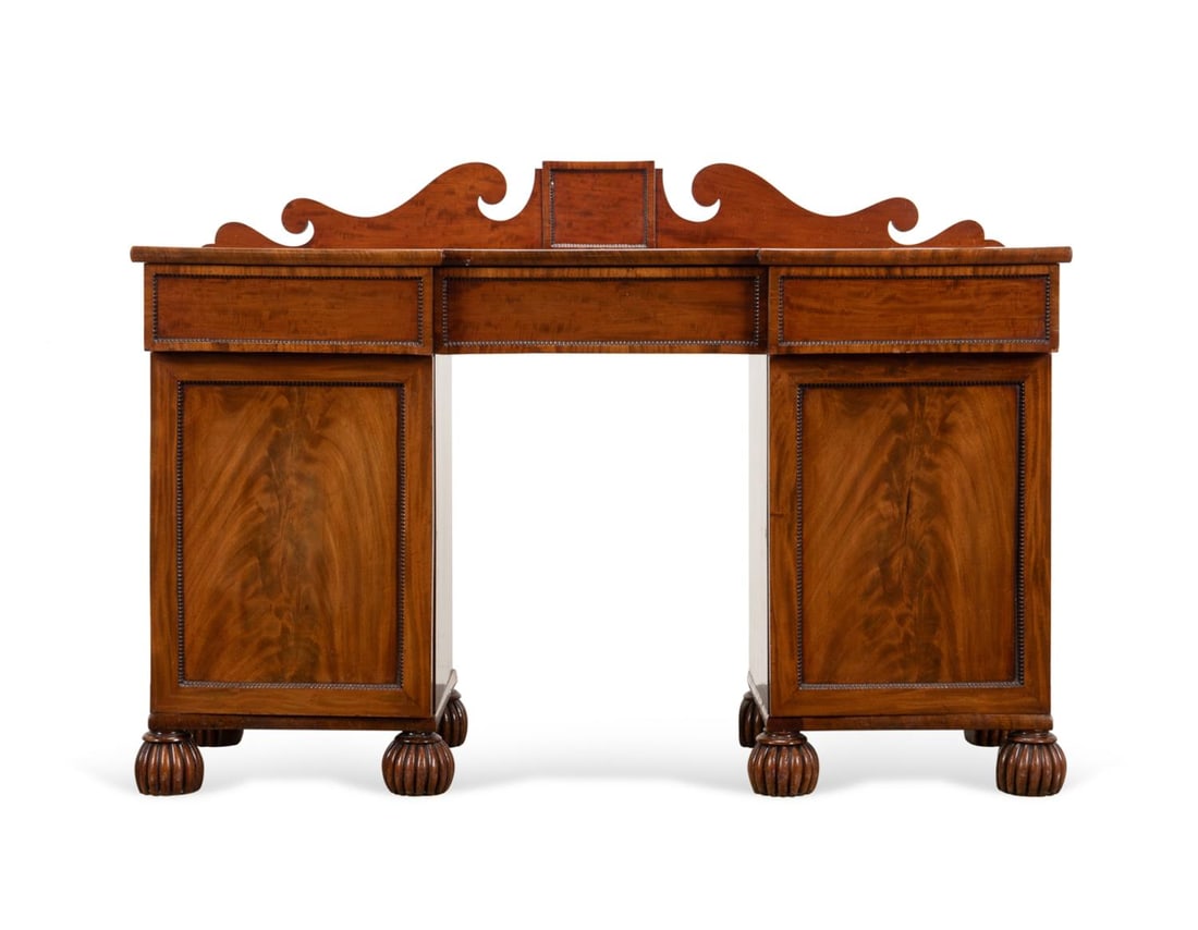 19TH C. BRITISH WILLIAM IV MAHOGANY
