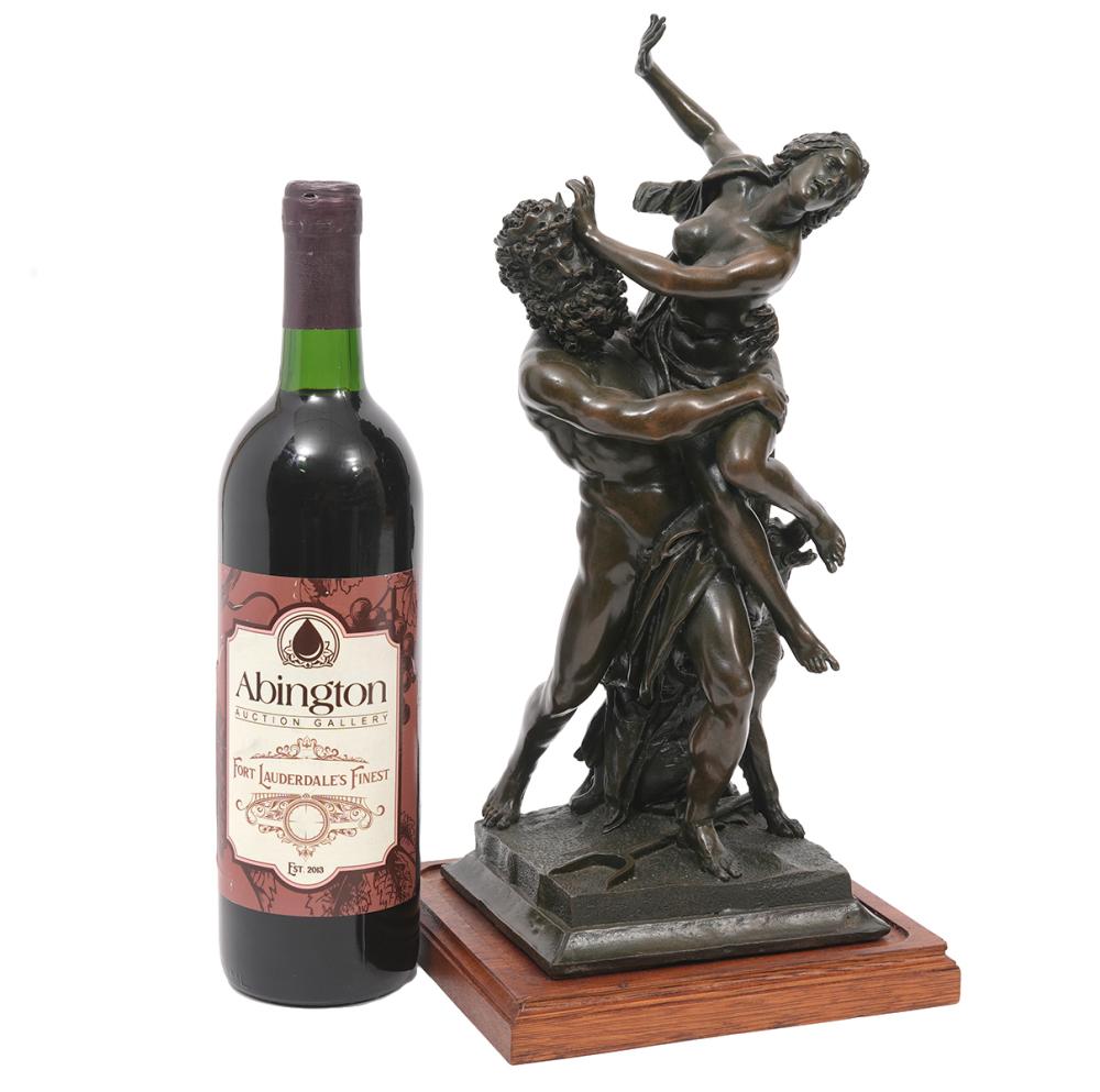 19TH C BRONZE SCULPTURE HADES