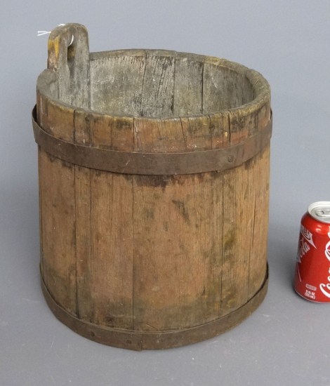 19th c. bucket. 13'' Ht.
