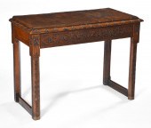 19TH C BURL ELM CONTINENTAL CO