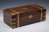 19TH C BURLWOOD ENGLISH BRASS