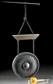 19TH C. BURMESE BONZE MEDITATI