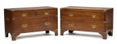 19TH C. CAMPHOR WOOD CAMPAIGN