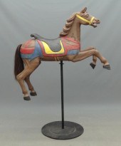 19th c. carousel horse. Attr.