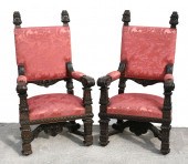 19TH C. CARVED ITALIAN WALNUT
