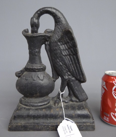 19th c. cast iron mourning