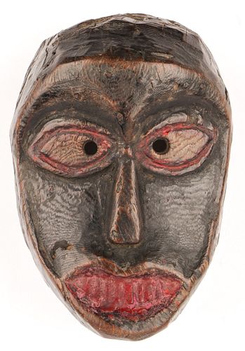 19TH C. CEREMONIAL MASK, TERAI,