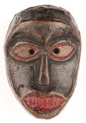 19TH C. CEREMONIAL MASK, TERAI