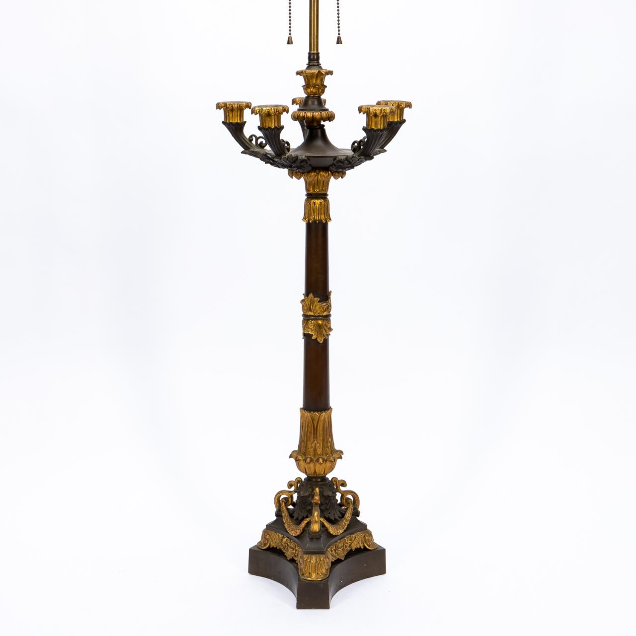 19TH C. CHARLES X GILT BRONZE