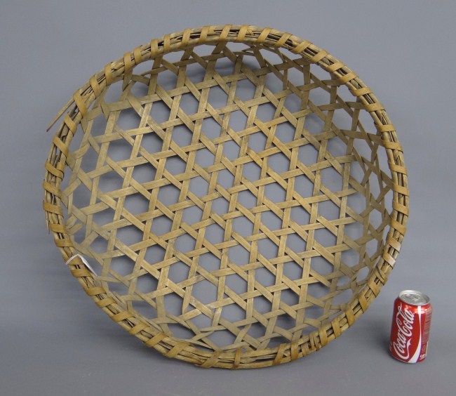 19th c. cheese basket. 24''