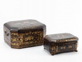 19TH C. CHINA TRADE LACQUERED
