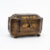 19TH C. CHINA TRADE LACQUERED