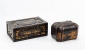 19TH C. CHINA TRADE LACQUERED