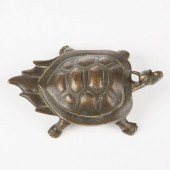 19TH C. CHINESE BRONZE TURTLE