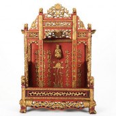 19TH C. CHINESE DAOIST CARVED
