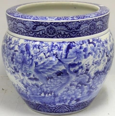 19TH C CHINESE EXPORT JARDINIERE,