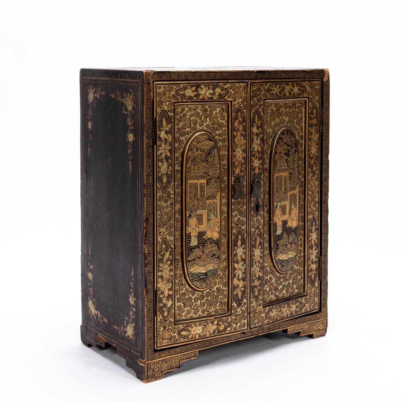 19TH C. CHINESE EXPORT LACQUERED
