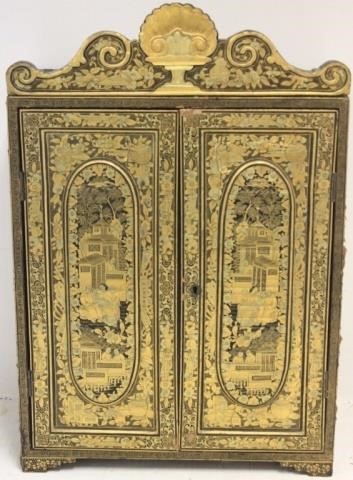 19TH C CHINESE EXPORT LACQUERWARE