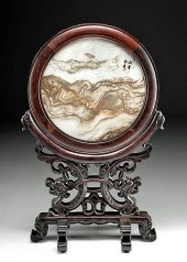 19TH C. CHINESE QING MARBLE DR