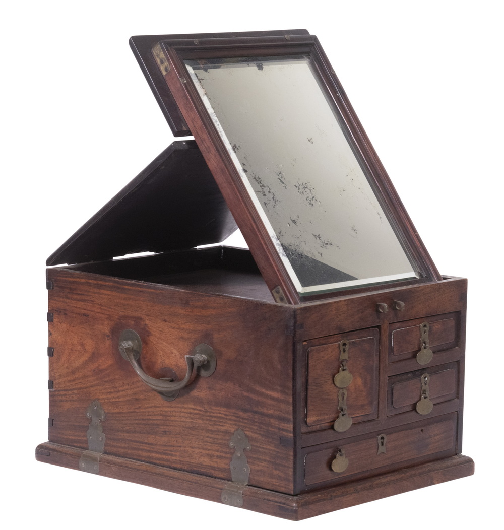 19TH C. CHINESE ROSEWOOD VANITY -