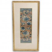 19TH C. CHINESE SILK EMBROIDER