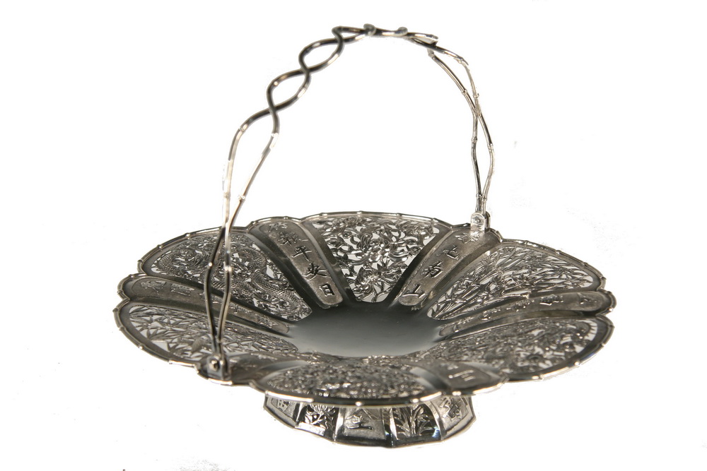 19TH C CHINESE SILVER BRIDE'S