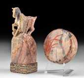 19TH C. CHINESE STONE CHOP STA