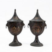 19TH C. CHINOISERIE DECORATED
