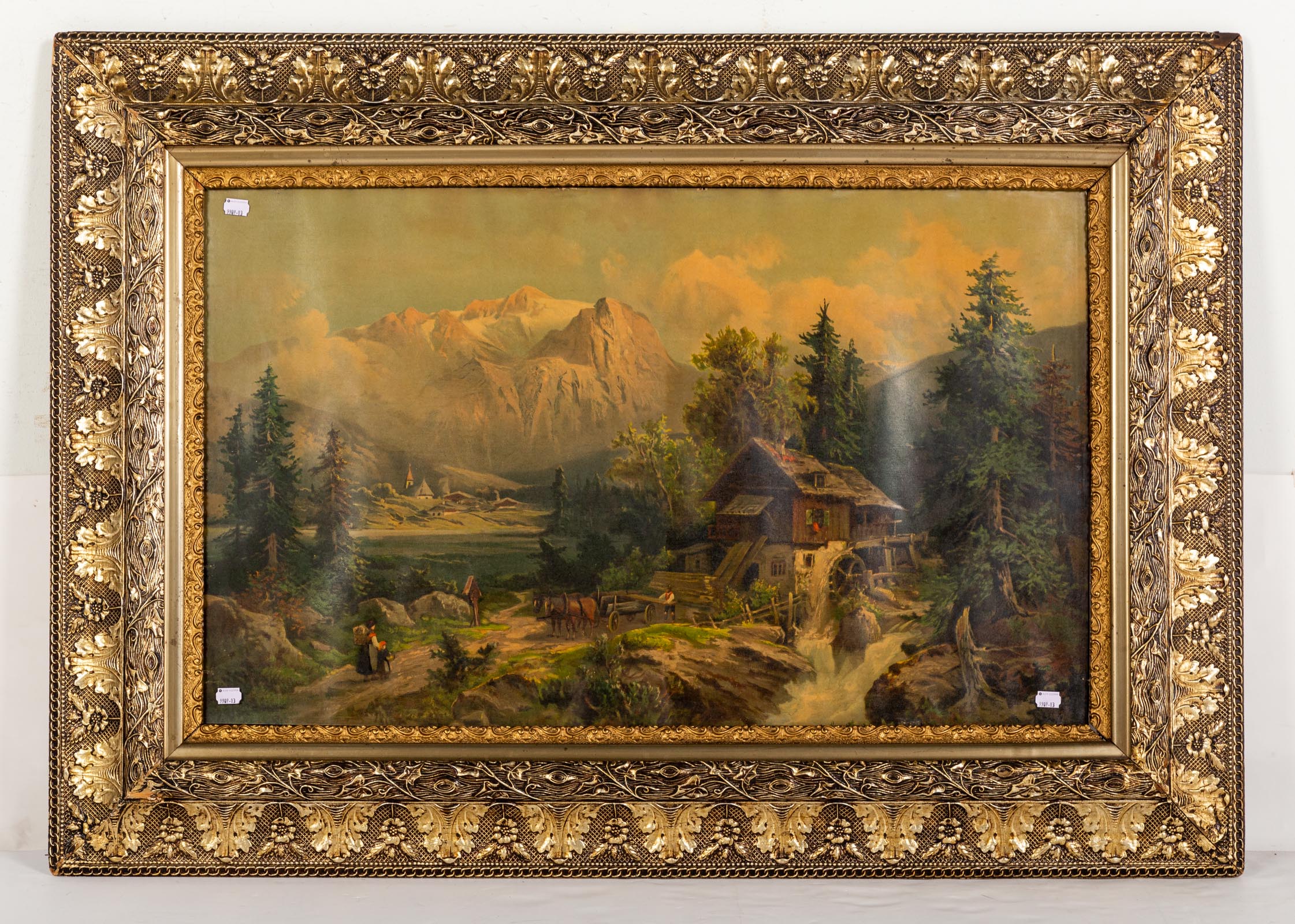 19TH C. CHROMOLITHOGRAPH OF AN