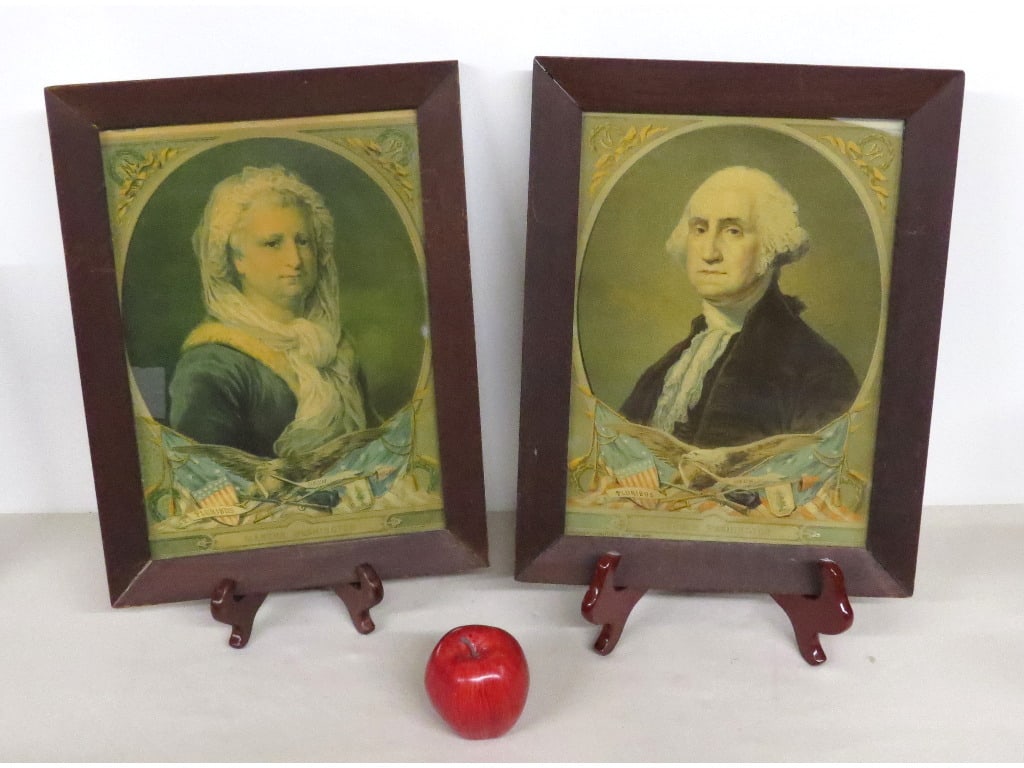 19TH C. CHROMOLITHOGRAPHS OF GEORGE