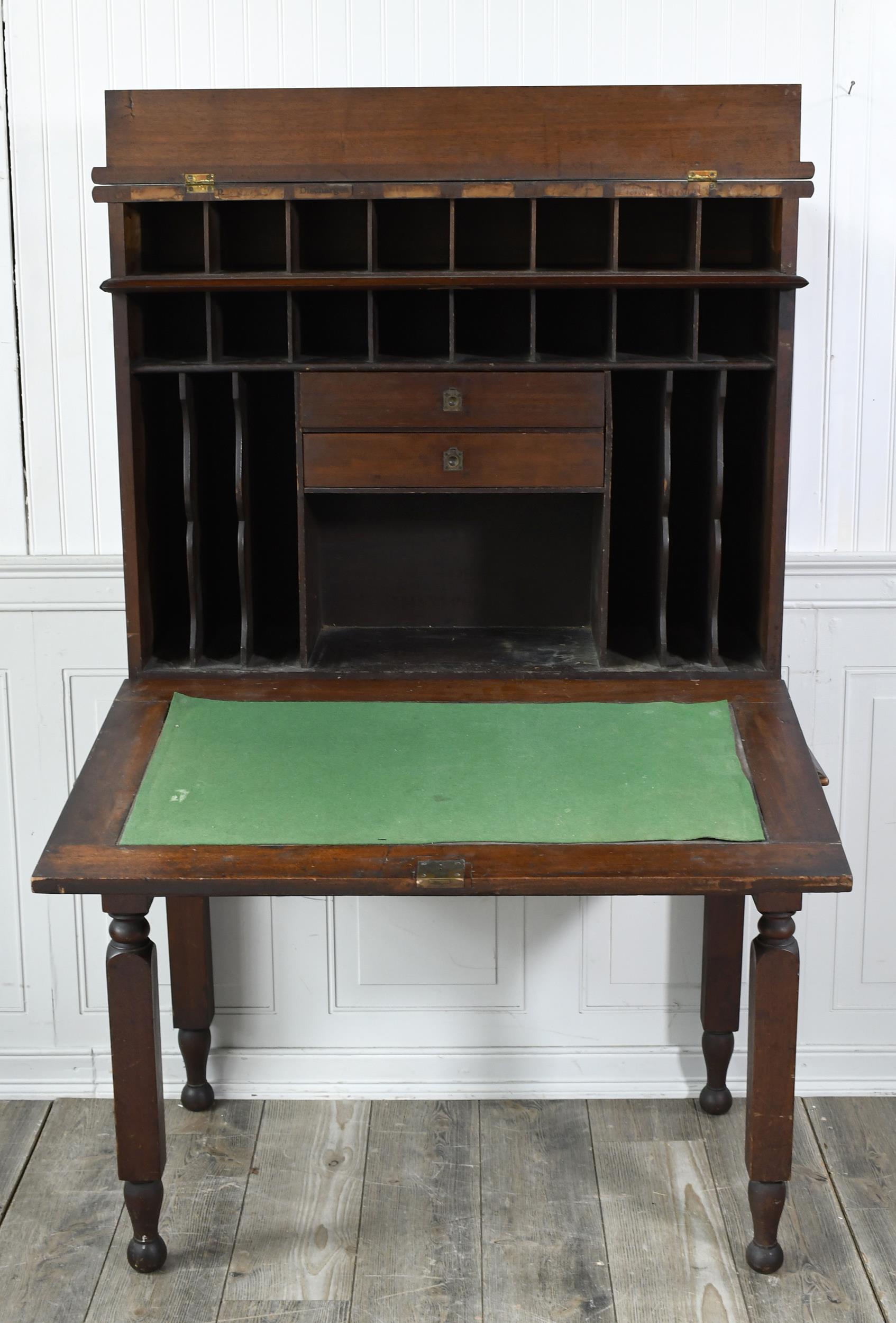 19TH C. CIVIL WAR FIELD DESK,