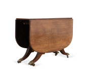 19TH C. CLASSICAL MAHOGANY CUM
